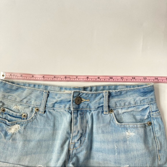 Aeropostale | White washed Distressed Jean Shorts - Picture 2 of 5